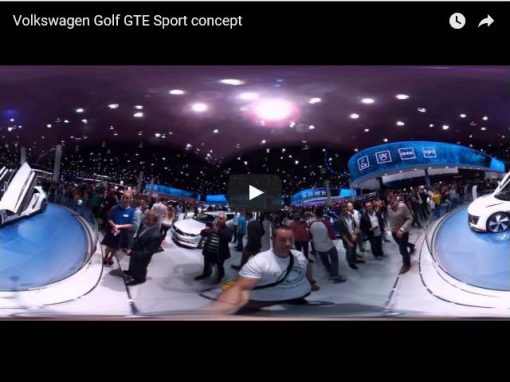 Vídeo 360 Volkswagen Golf GTE Sport concept #VidePan en #IAA2015