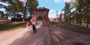 Fotos 360 Puerta de Elisabeth del castillo de Heidelberg. VidePan por #Frankfurt