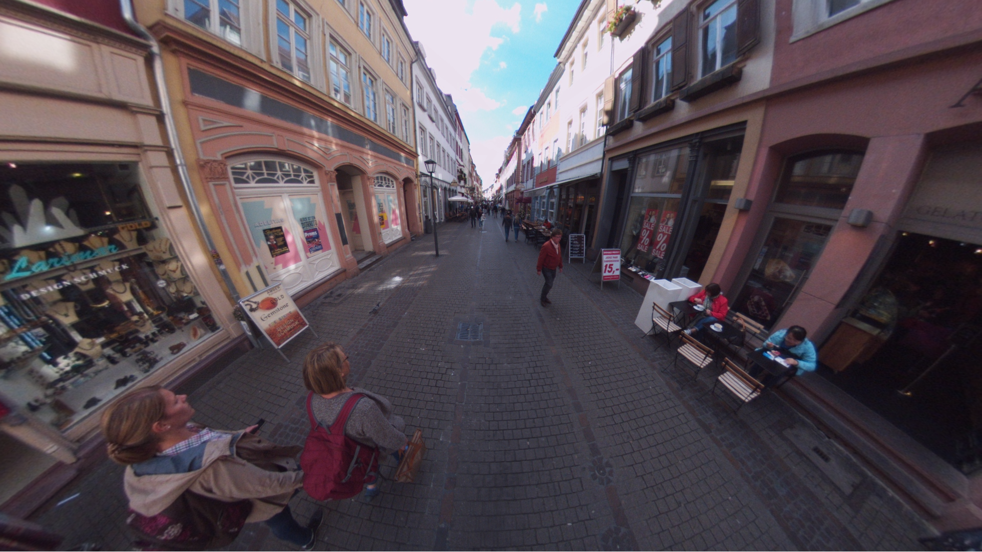 Fotos 360 Hauptstraße de #Heidelberg. #VidePan por #Frankfurt