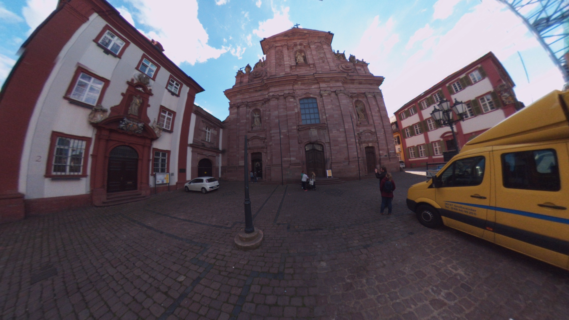 Fotos 360 Jesuitenkirche (Iglesia de los Jesuitas) de #Heidelberg. #VidePan por #Frankfurt