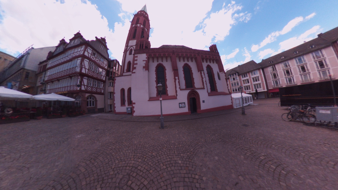 Fotos 360 Alte Nikolaikirche de Frankfurt. #VidePan por #Frankfurt