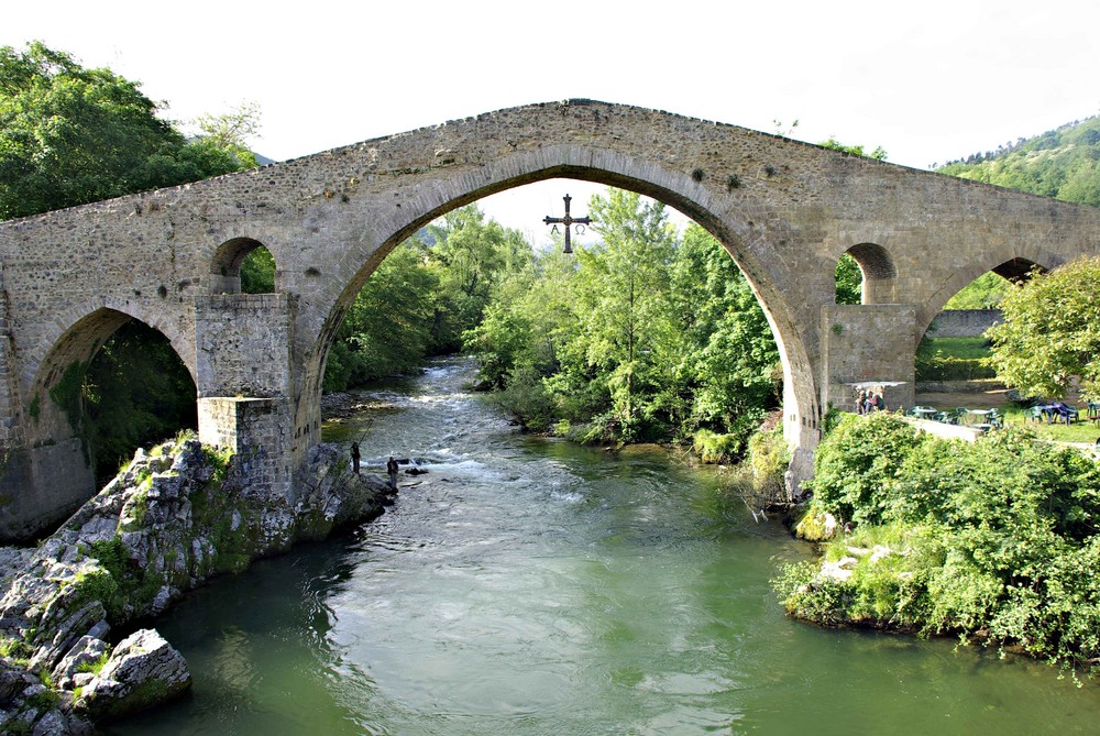Fotos 360 Puente Romano de Cangas de Onís. #VidePan por #Asturias