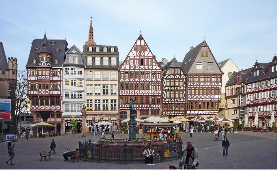 Fotos 360 Römerberg de Frankfurt. #VidePan por #Frankfurt