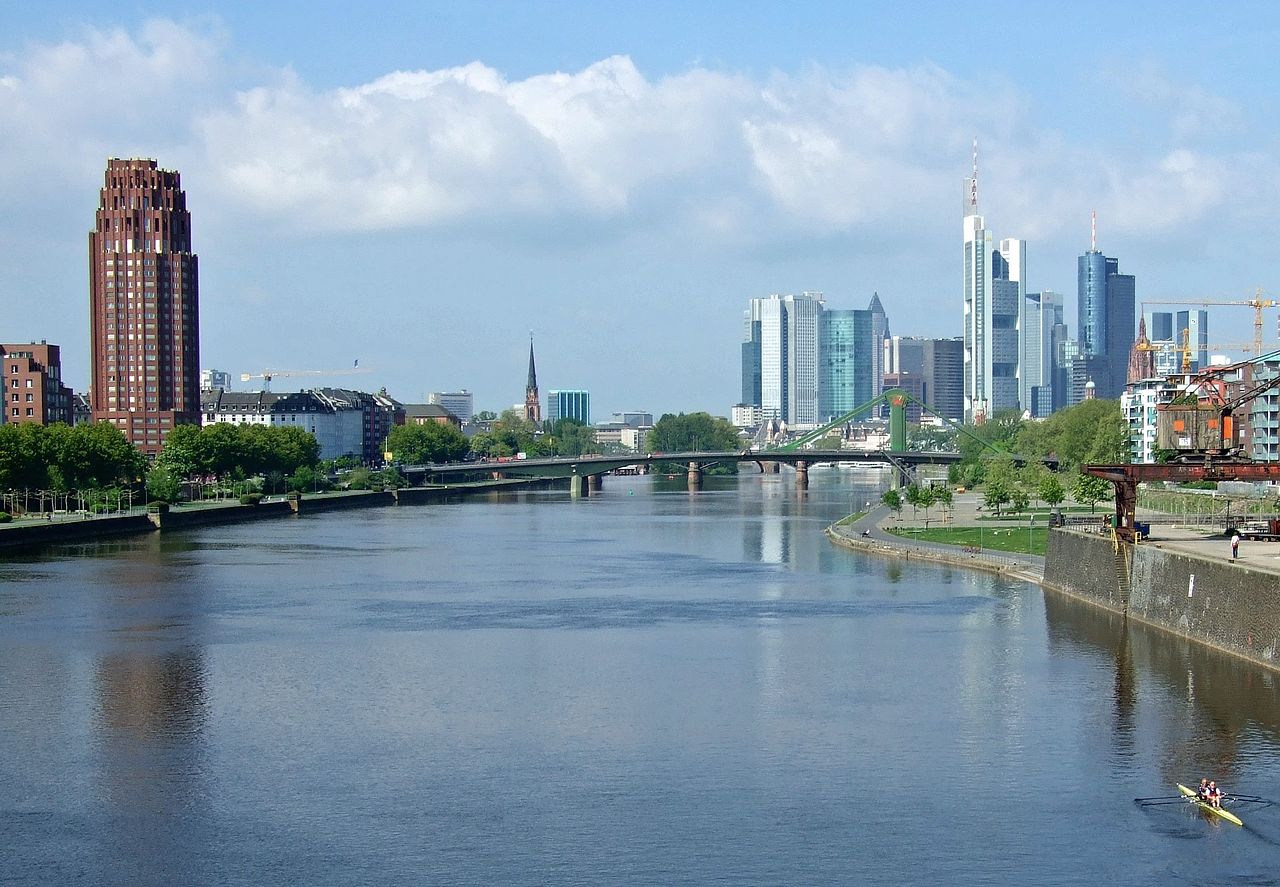 Fotos 360 Río Meno al anochecer. #VidePan por #Frankfurt