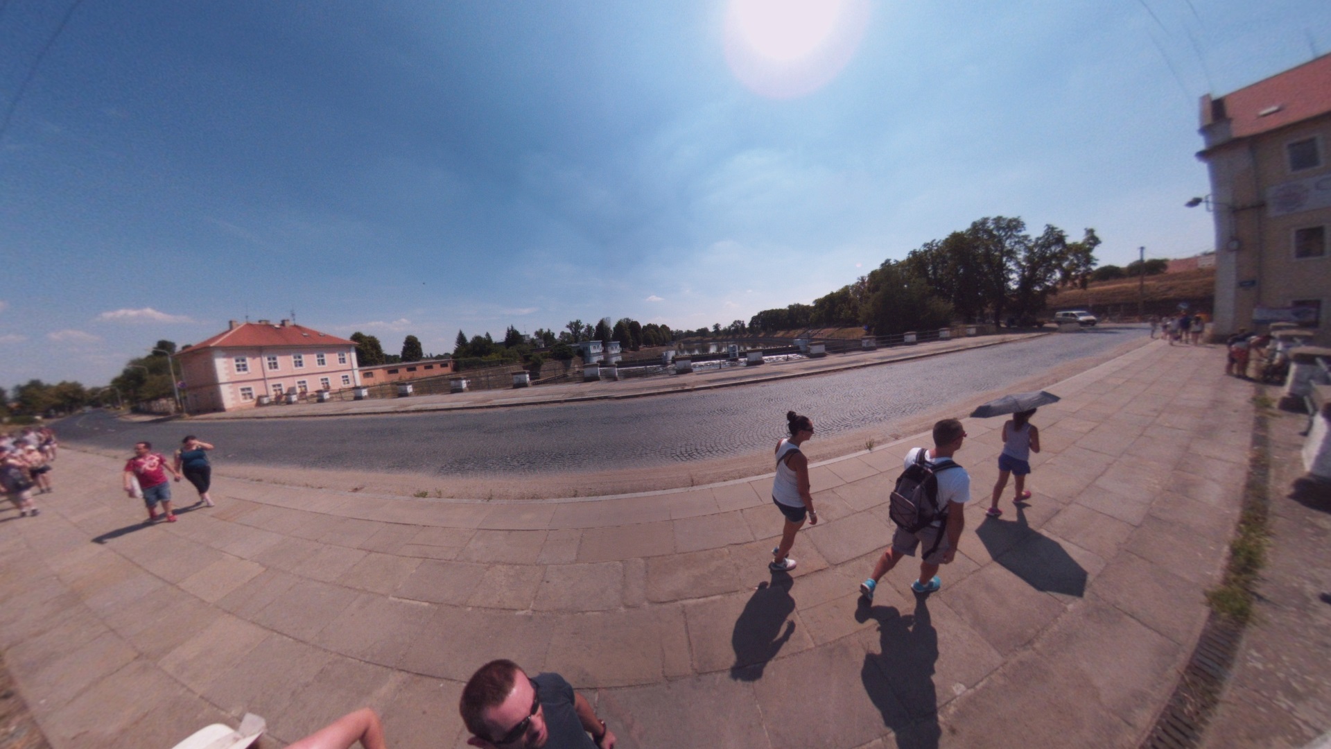 Fotos 360 Río Ohre de Terezin. #VidePan por #Praga