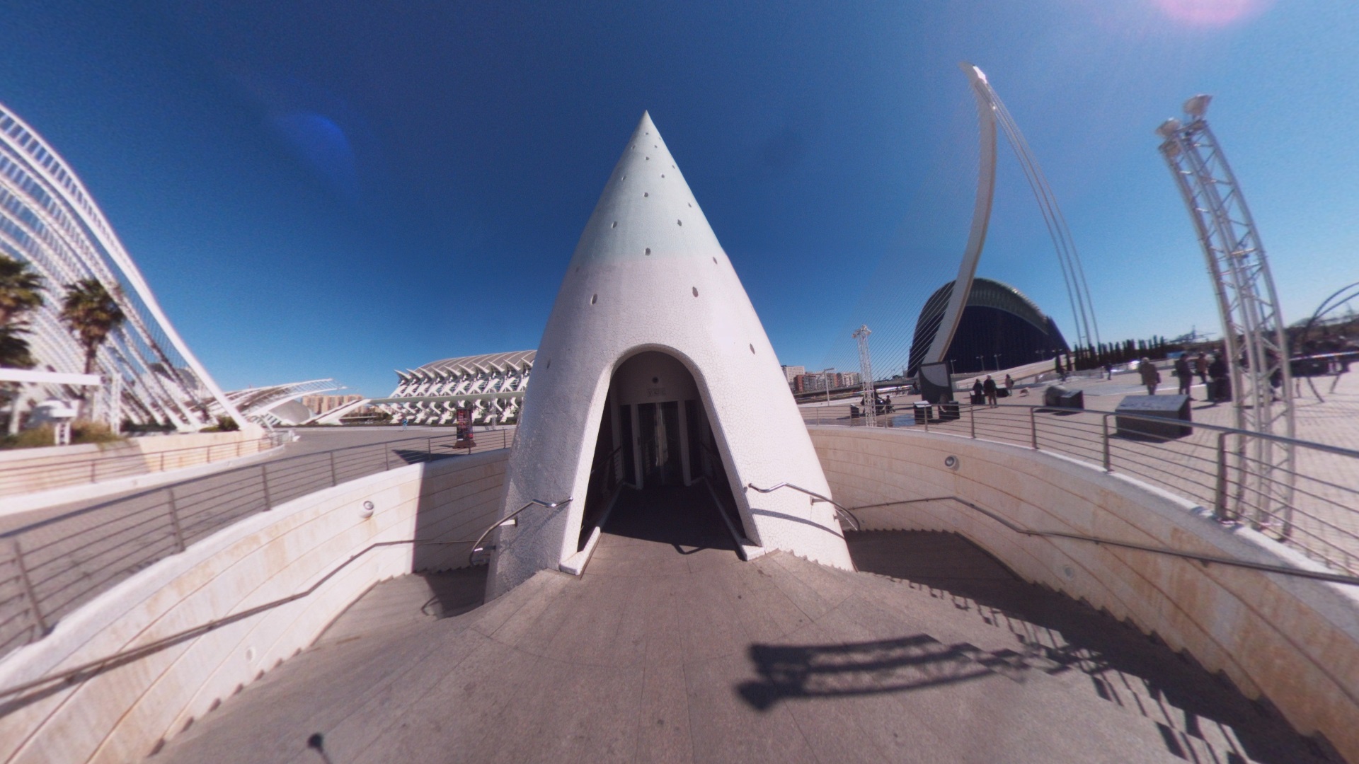 Fotos 360 Ascensor del Umbracle. #VidePan por #Valencia