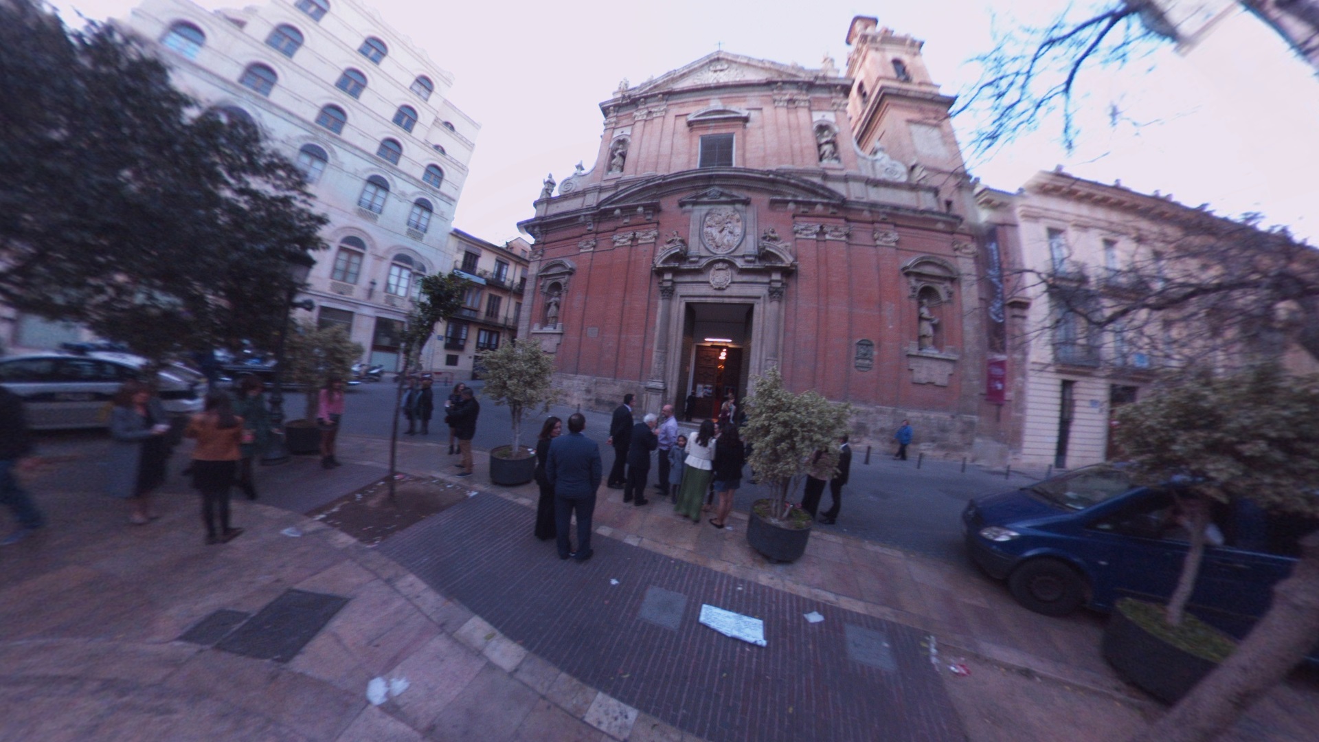 Fotos 360 Boda en Iglesia de Santo Tomás Apóstol y San Felipe Neri. #VidePan por #Valencia