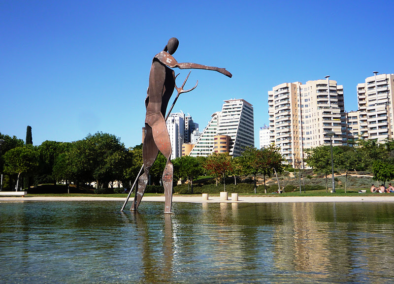 Fotos 360 Estatua El Pescador. #VidePan por #Valencia