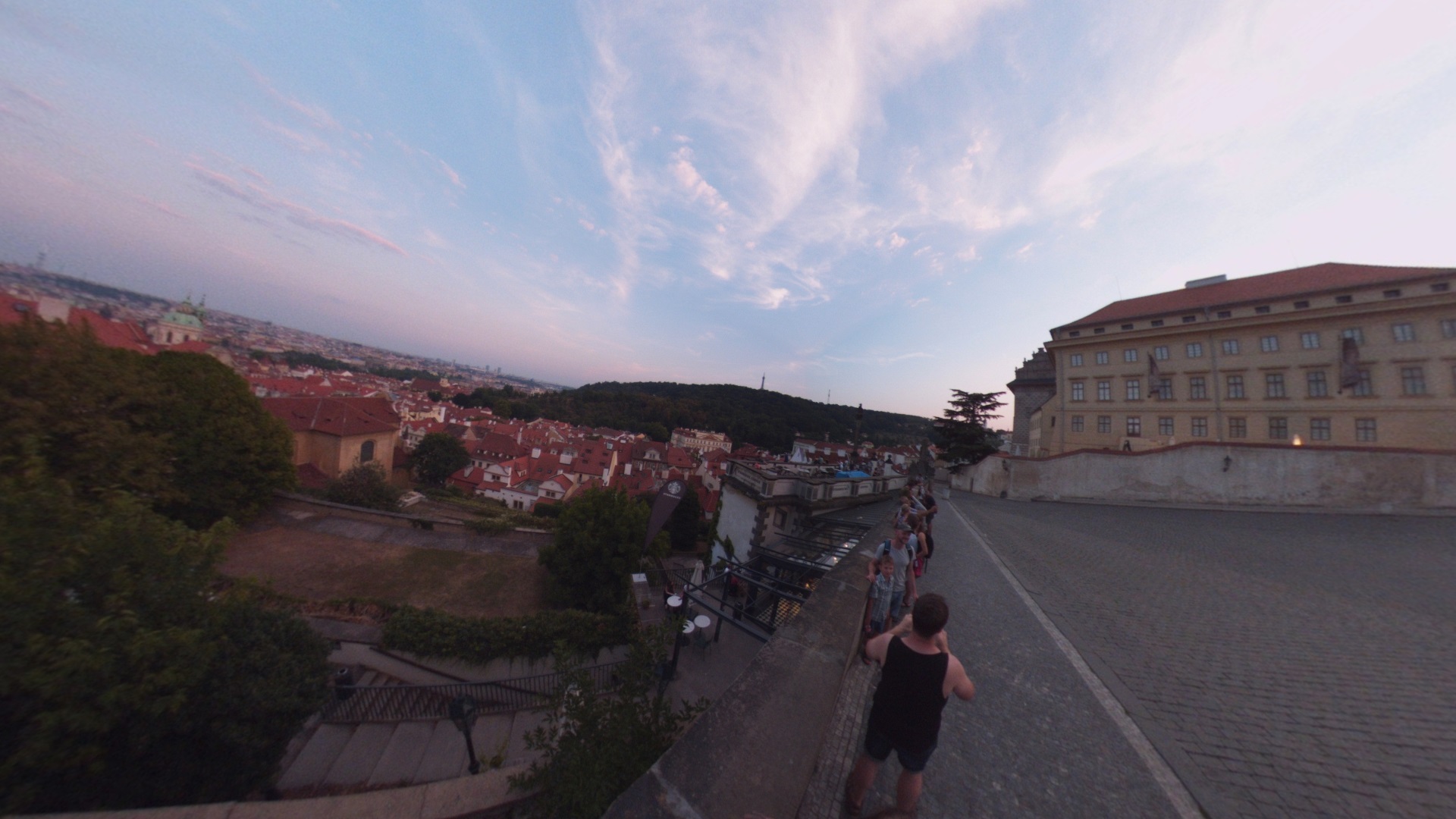 Fotos 360 Vistas desde el castillo de Praga. #VidePan por #Praga