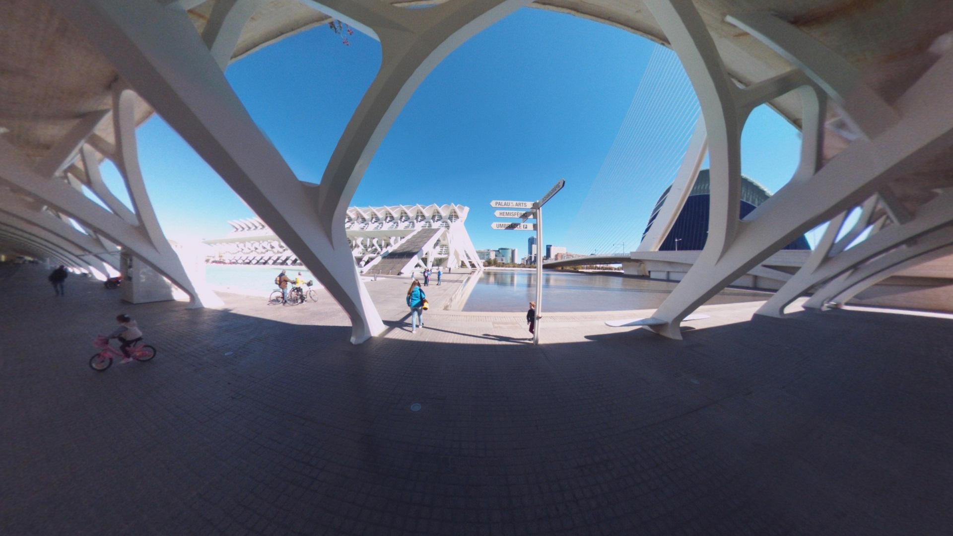 Fotos 360 Zona inferior del Umbracle. #VidePan por #Valencia
