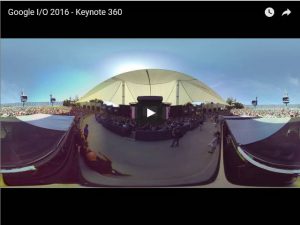 Google I-O en 360 grados