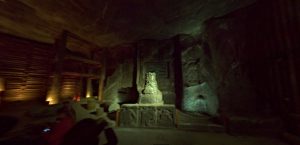 Busto del rey Casimiro el Grande en las Mina de Sal de Wieliczka