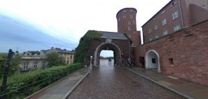 Entrada al Castillo de Wawel de Cracovia