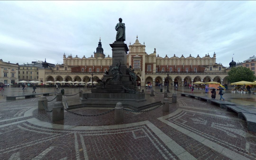 Foto 360 Monumento a Adam Mickiewicz. VidePan en Polonia