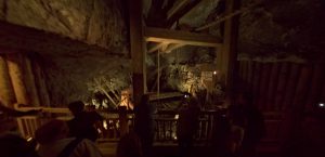 Trabajos de mineria en la Mina de Sal de Wieliczka