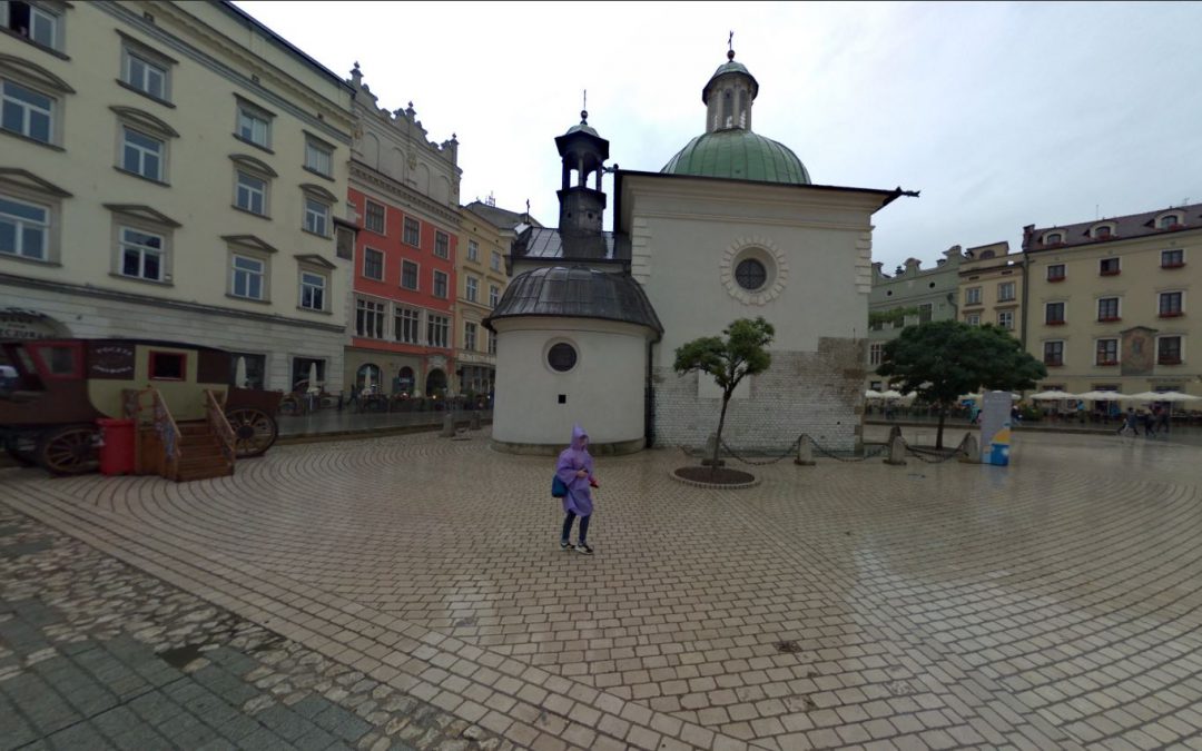Foto 360 Trasera de la Iglesia de San Adalberto. Videpan en Polonia