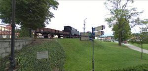 Tren para llevar la sal fuera de la mina