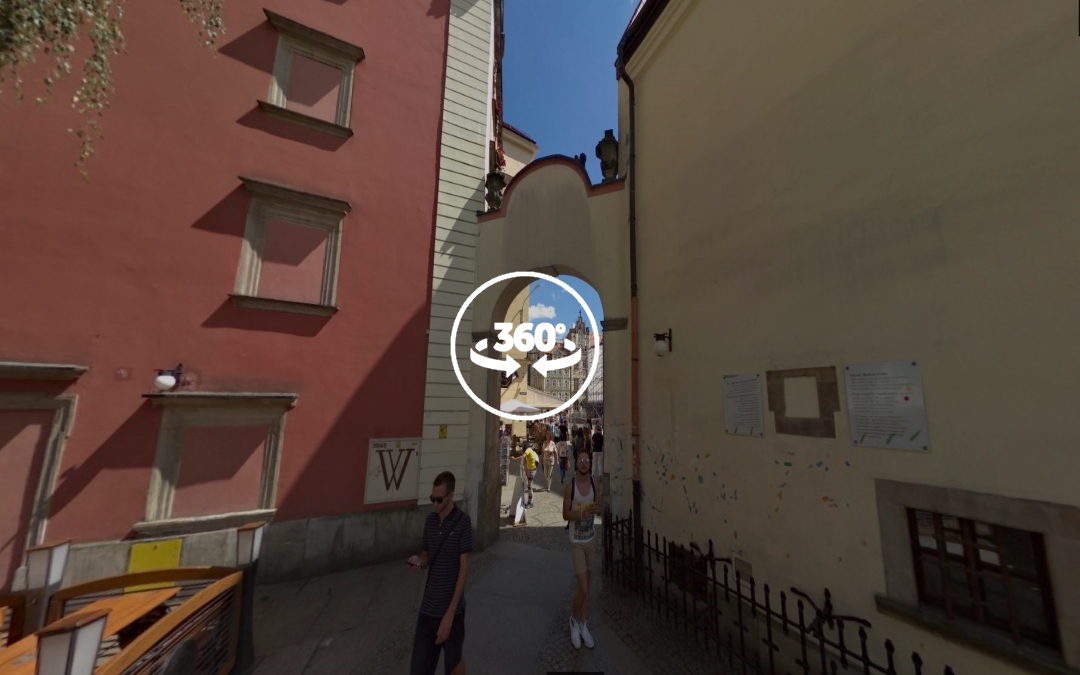 Foto 360 Arco de Hansel y Gretel de Wroclaw(Breslavia).VidePan en Polonia