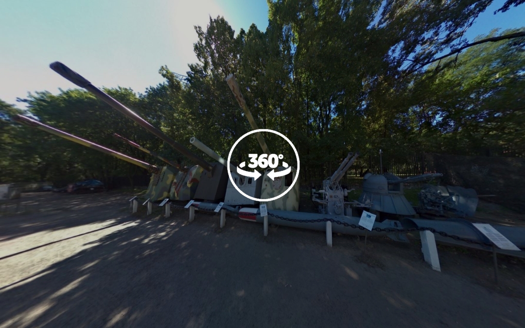 Foto 360 Cañones antiaereos (Museum of the Polish Army).VidePan en Polonia