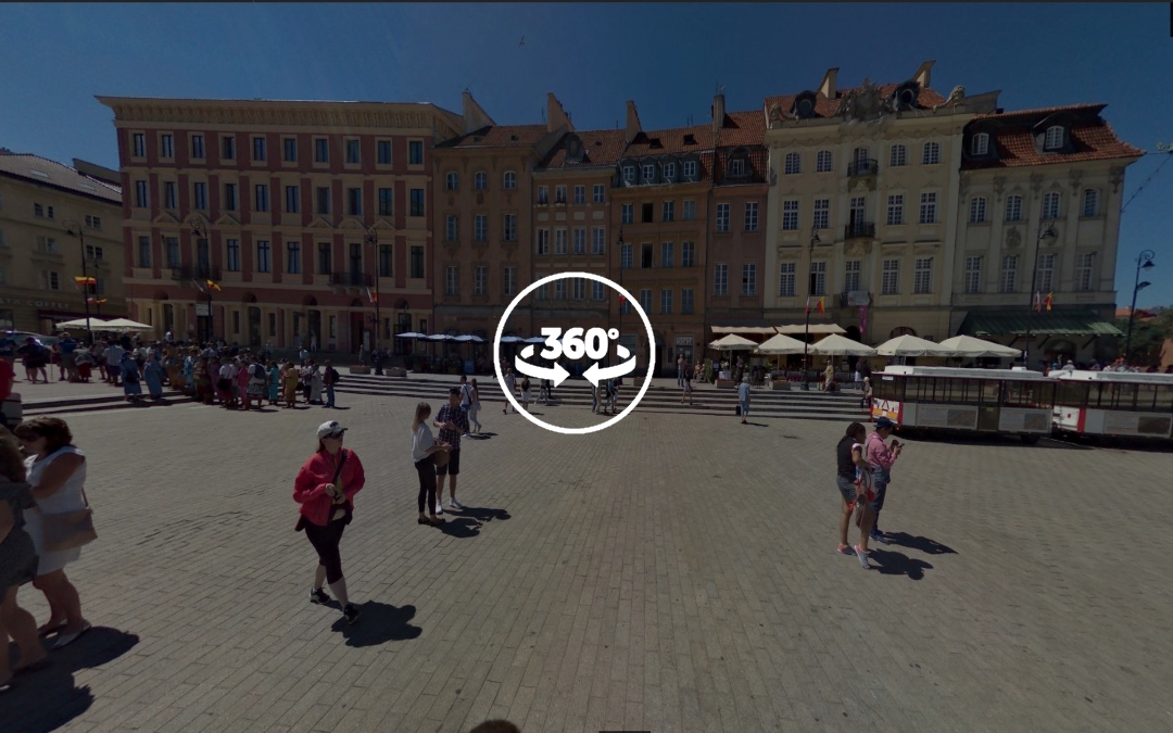 Foto 360 Edificio de los Prażmowski de Varsovia. VidePan en Polonia