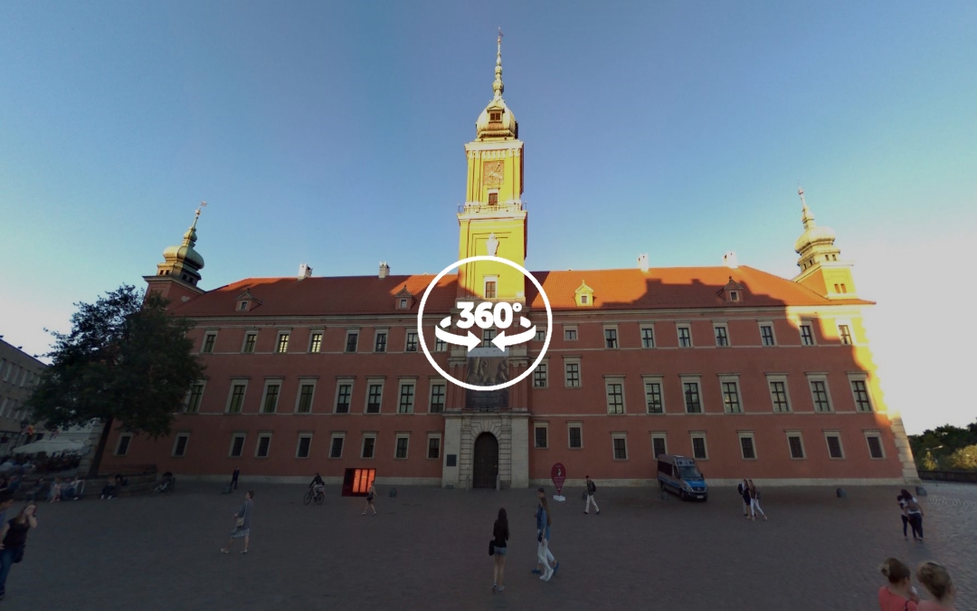 Foto 360 El Palacio Real de Varsovia. VidePan en Polonia