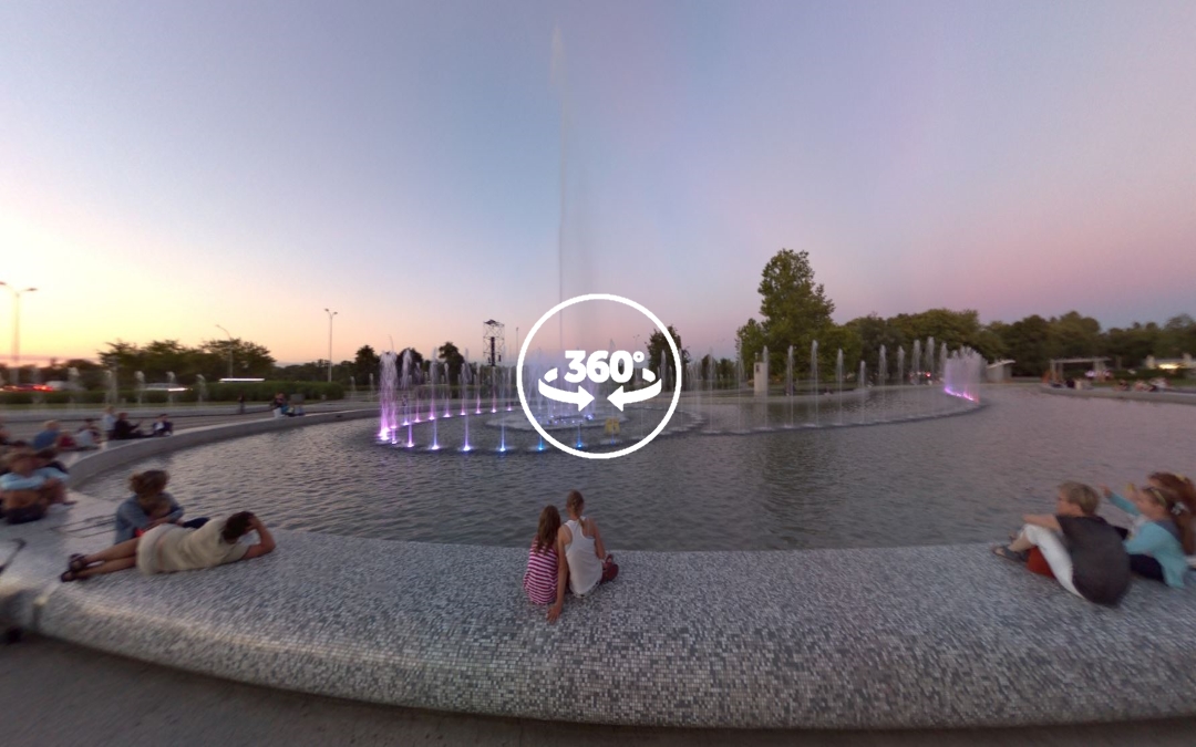 Foto 360 El Parque Multimedia de Fuentes. VidePan en Polonia