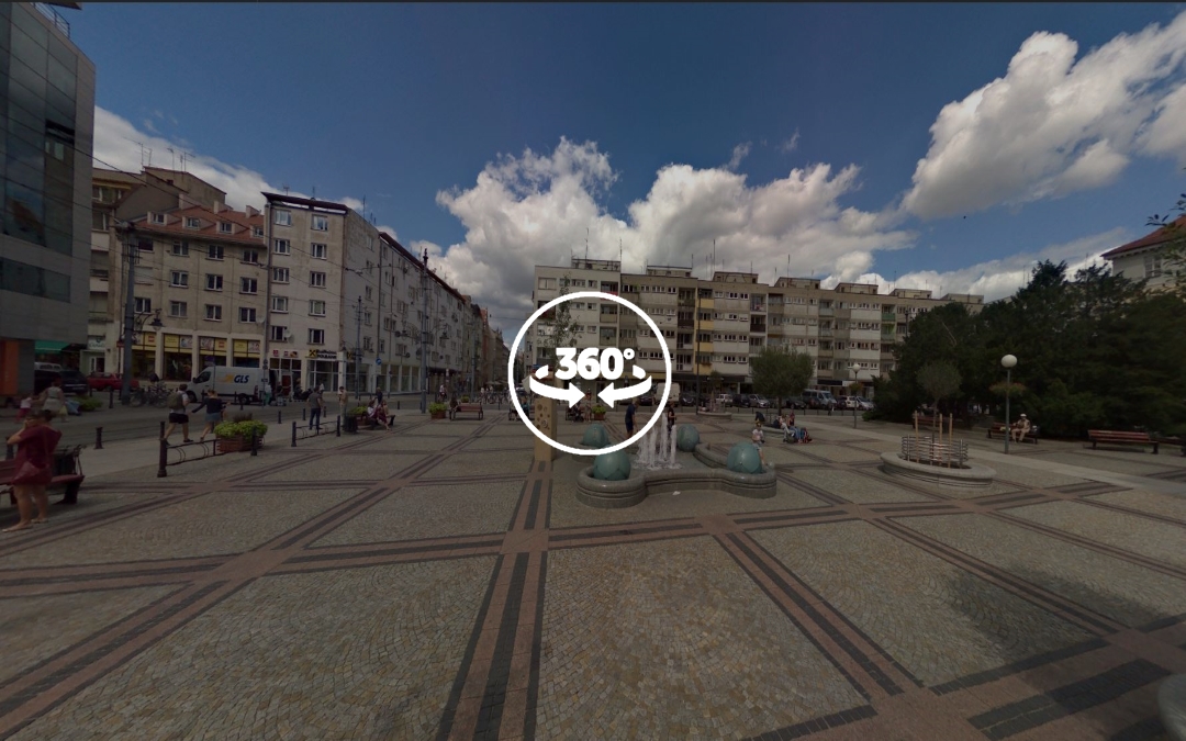 Foto 360 Fuente del Futbol de Wroclaw(Breslavia). VidePan en Polonia