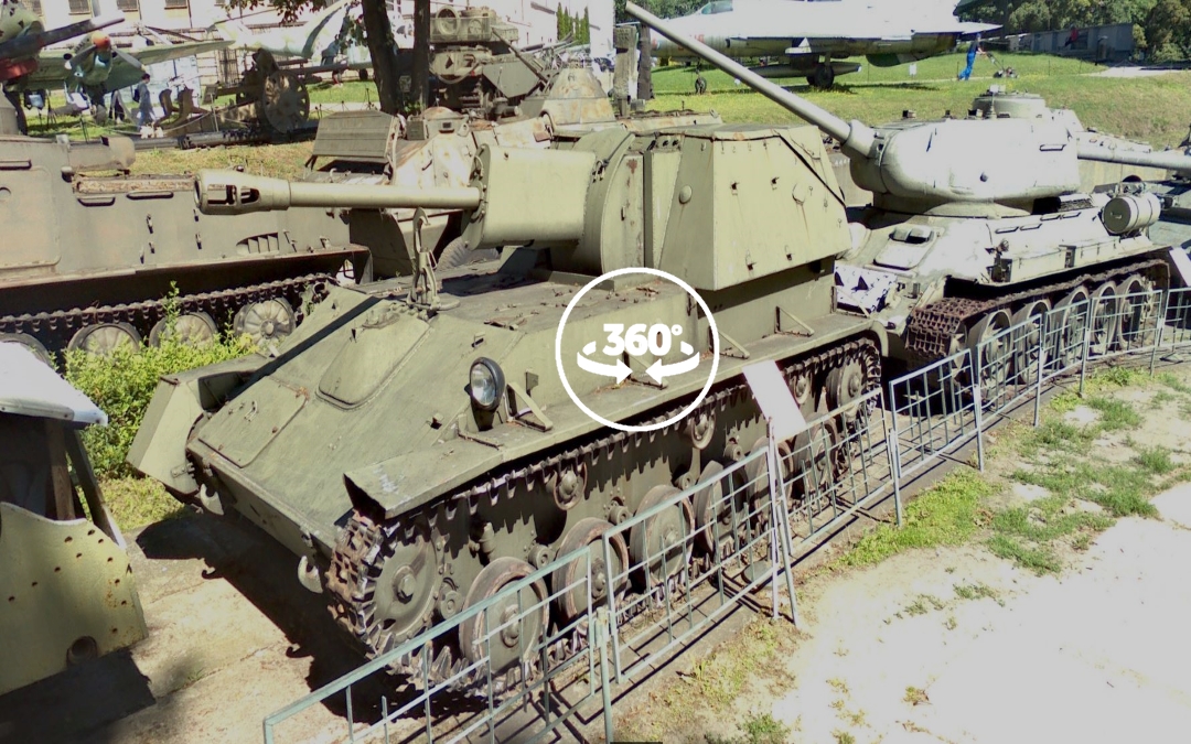 Foto 360 Howitzer SU-76M (Museum of the Polish Army).VidePan en Polonia