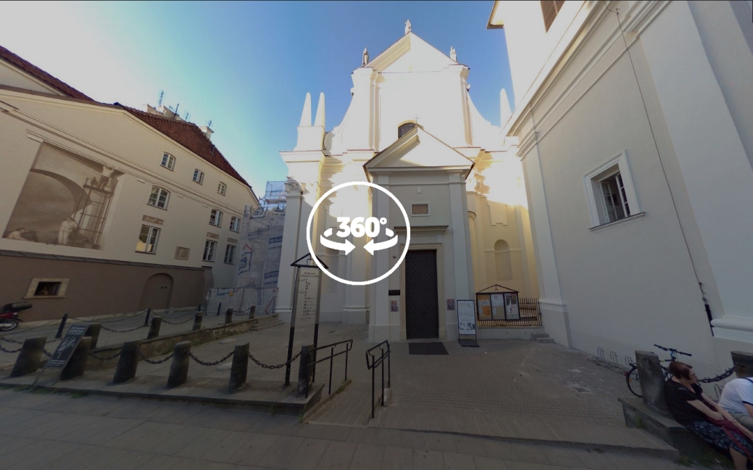 Foto 360 Iglesia de San Jacek de Varsovia. VidePan en Polonia