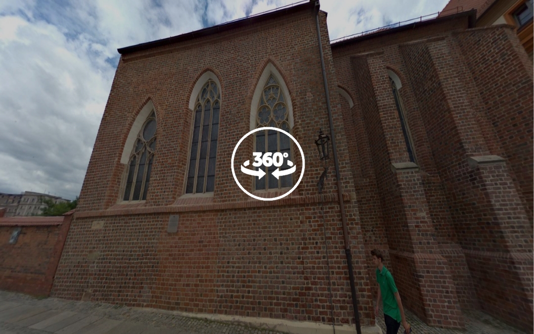 Foto 360 Iglesia de San Pedro y Pablo de Wroclaw (Breslavia). VidePan en Polonia