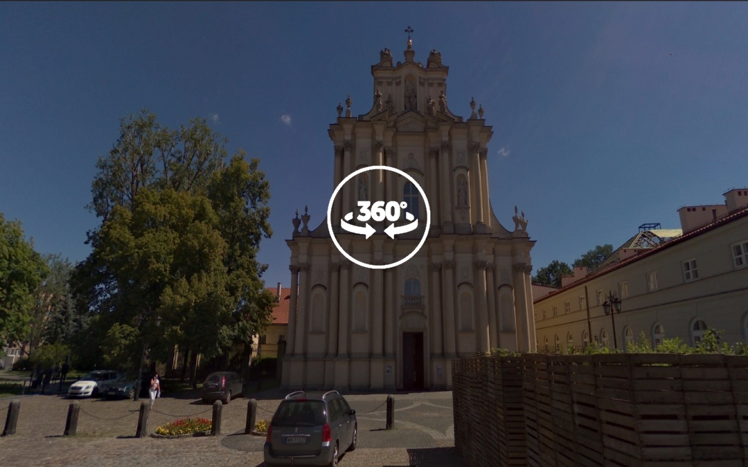 Foto 360 Iglesia de la Visitación de Varsovia.VidePan en Polonia