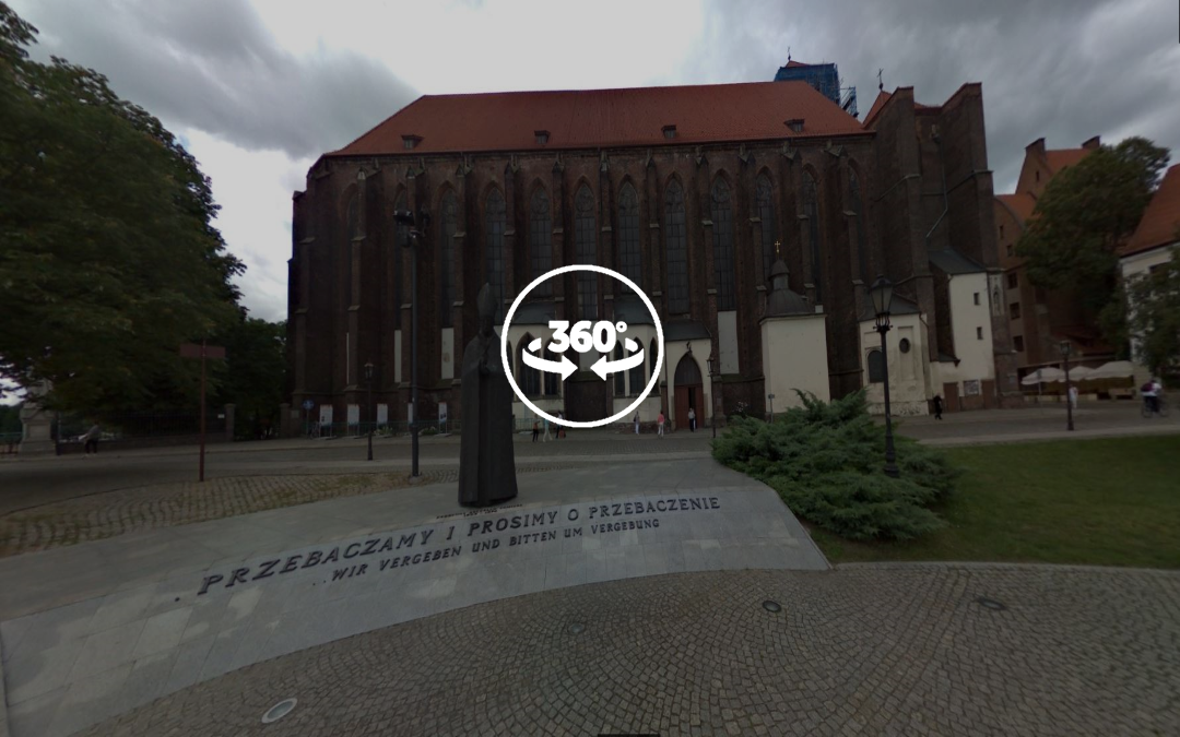 Foto 360 Iglesia parroquial de la Virgen en Piasek de Wroclaw(Breslavia).VidePan en Polonia