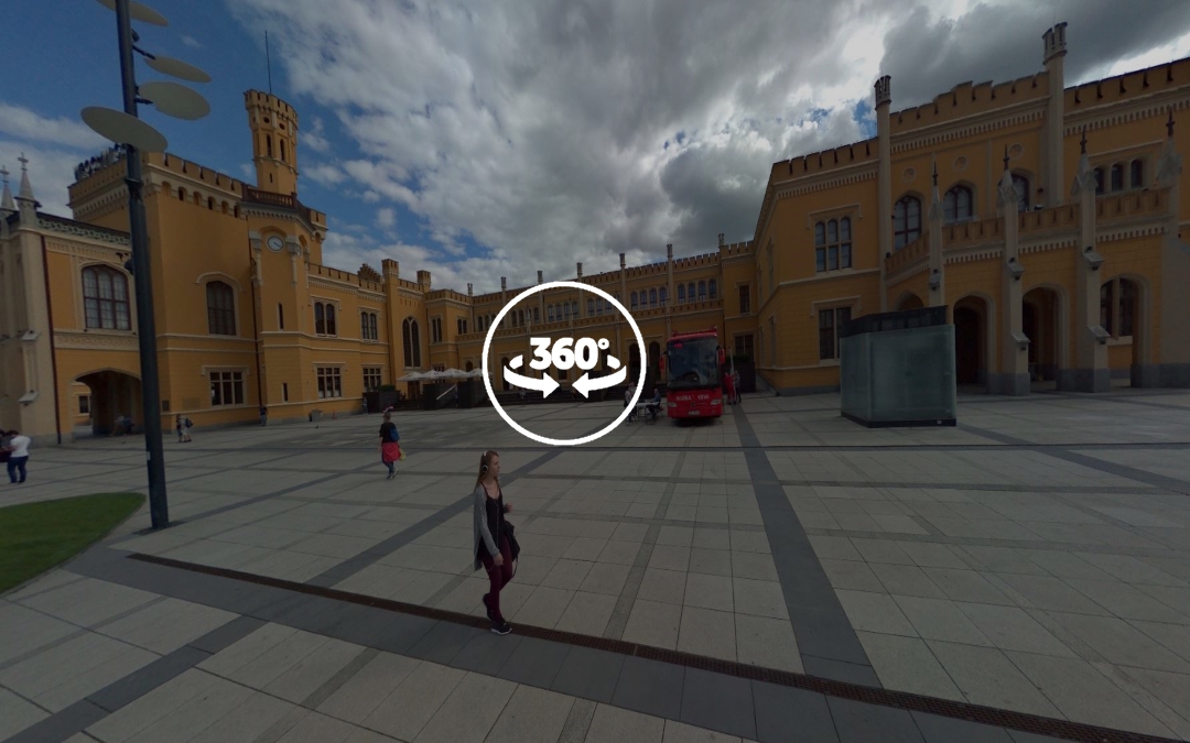 Foto 360 La Estación Central de Trenes de Wroclaw(Breslavia).VidePan en Polonia