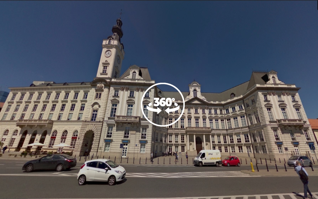 Foto 360 Oficina de correos de Varsovia. VidePan en Polonia