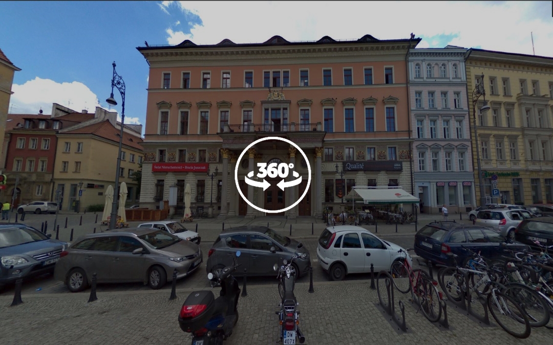 Foto 360 Antiguo edificio de la bolsa de Wroclaw(Breslavia). VidePan en Polonia