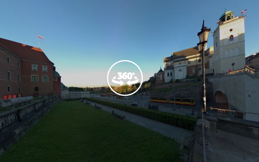 Foto 360 Mirador del Palacio Real de Varsovia. VidePan en Polonia