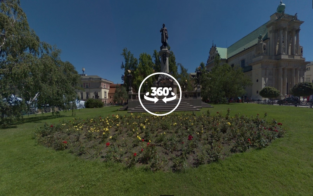 Foto 360 Monumento a Adam Mickiewicz (Pomnik Adama Mickiewicza).VidePan en Polonia