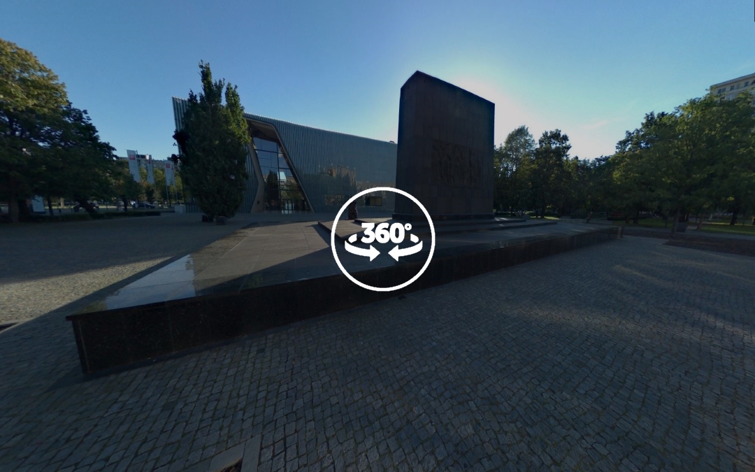 Foto 360 Monumento a los Héroes del Guetto. VidePan en Polonia