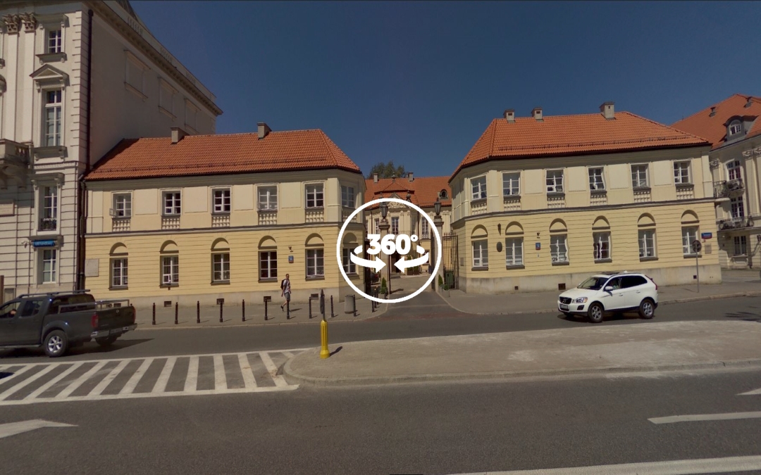 Foto 360 Palac Blanka de Varsovia. VidePan en Polonia