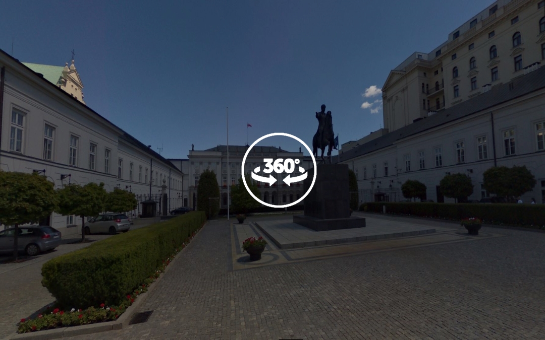 Foto 360 Palacio de los Radziwill de Varsovia. VidePan en Polonia