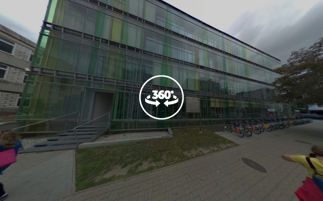 Foto 360 Facultad de Lenguas Modernas de la Universidad de Varsovia. VidePan en Polonia