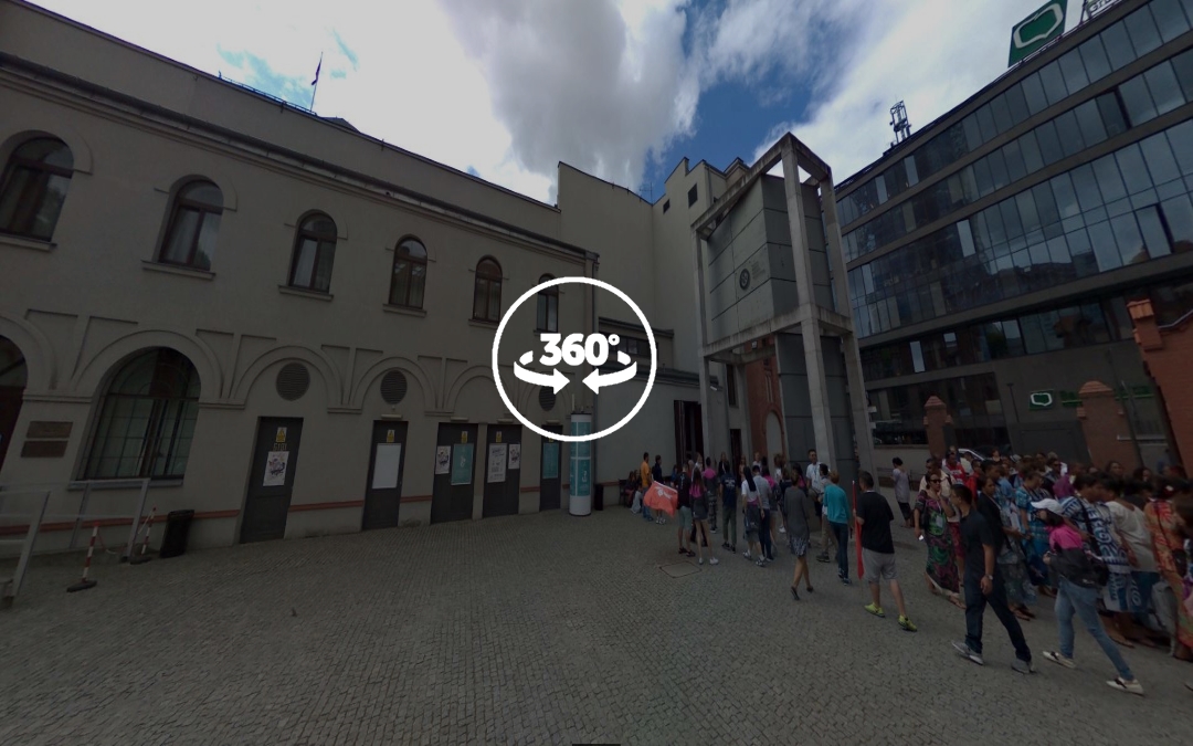 Foto 360 Interior del Museo del alzamiento de Varsovia. VidePan en Polonia