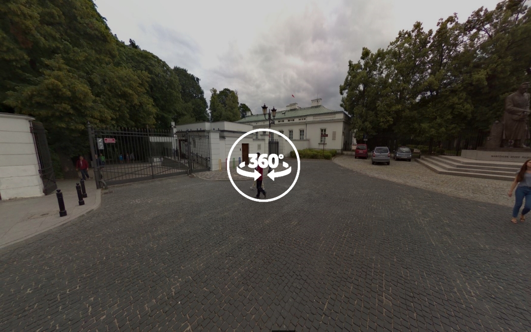 Foto 360 Parque Real Łazienki. VidePan en Polonia