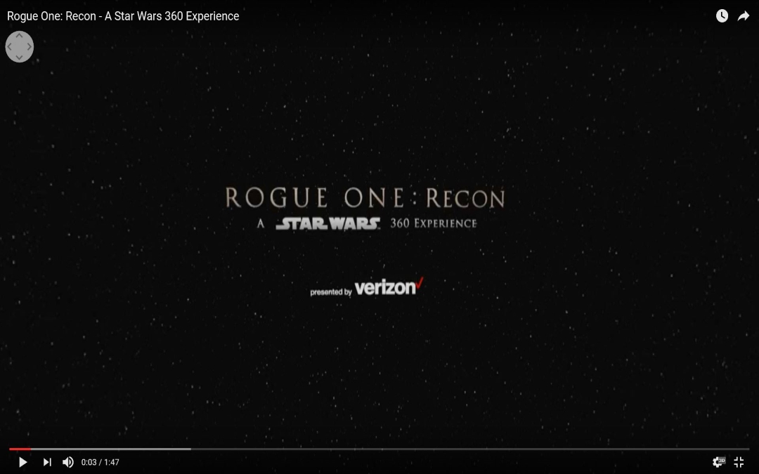 Rogue One: Recon - A Star Wars 360 Experience 