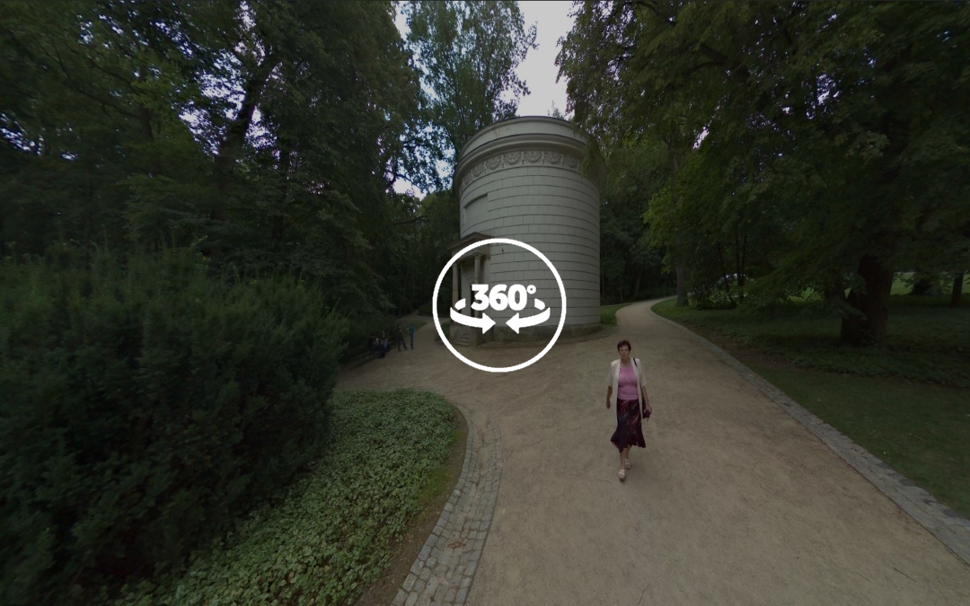Foto 360 Wodozbiór del Parque Łazienki. VidePan en Polonia
