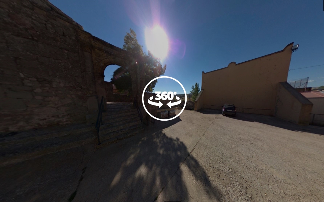 Foto 360 Calle del juego de pelota de Montejo. VidePan en Soria