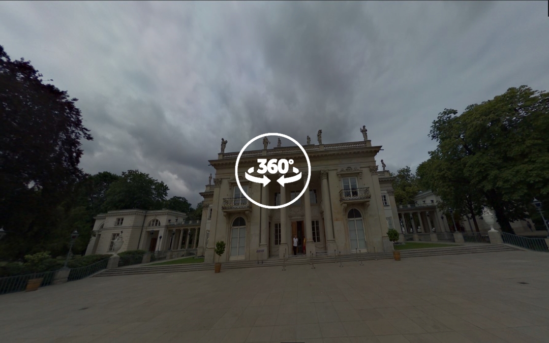Foto 360 El Palacio en la Isla (Pałac na Wyspie). VidePan en Polonia