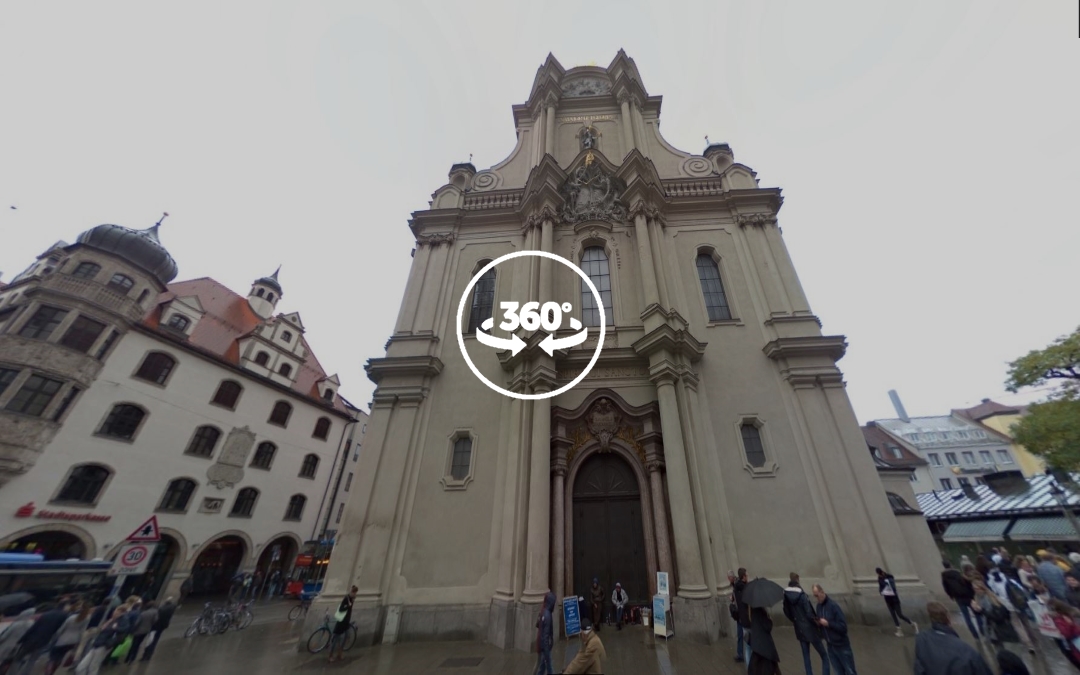 Foto 360 Heilig-Geist-Kirche(Iglesia del Espiritu Santo). VidePan en Múnich