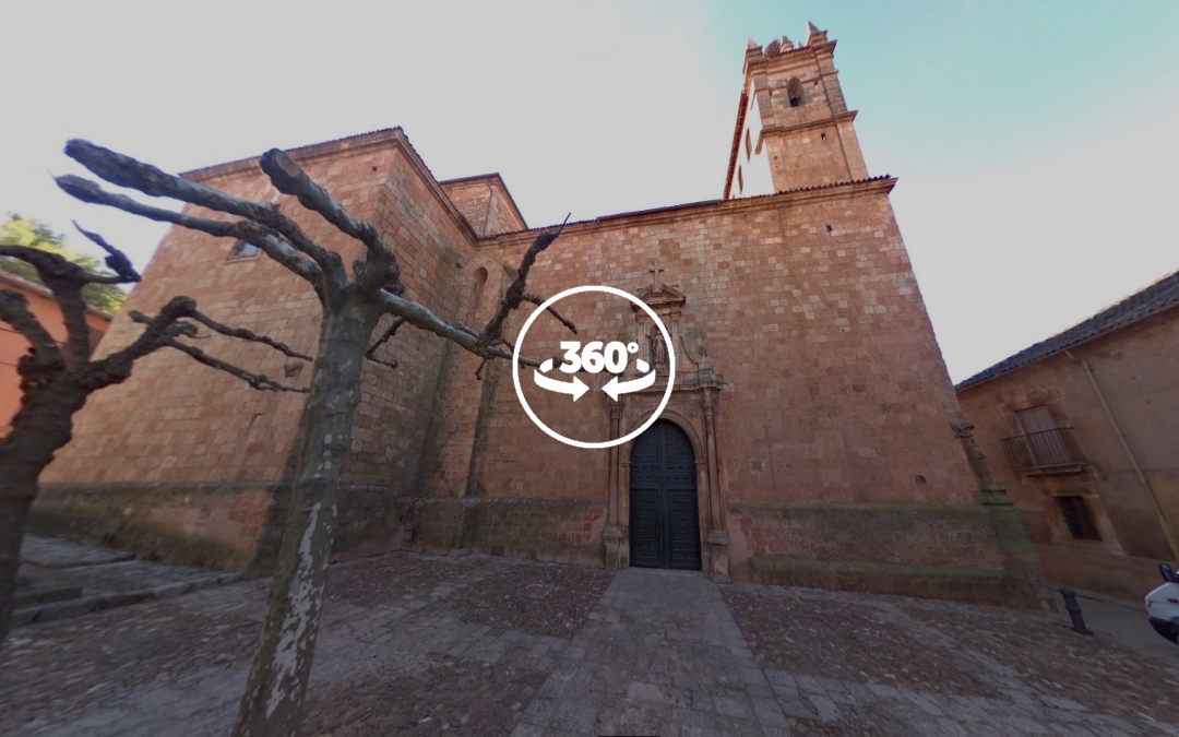 Foto 360 Iglesia de Santa María la Mayor de Ayllon. VidePan en Segovia