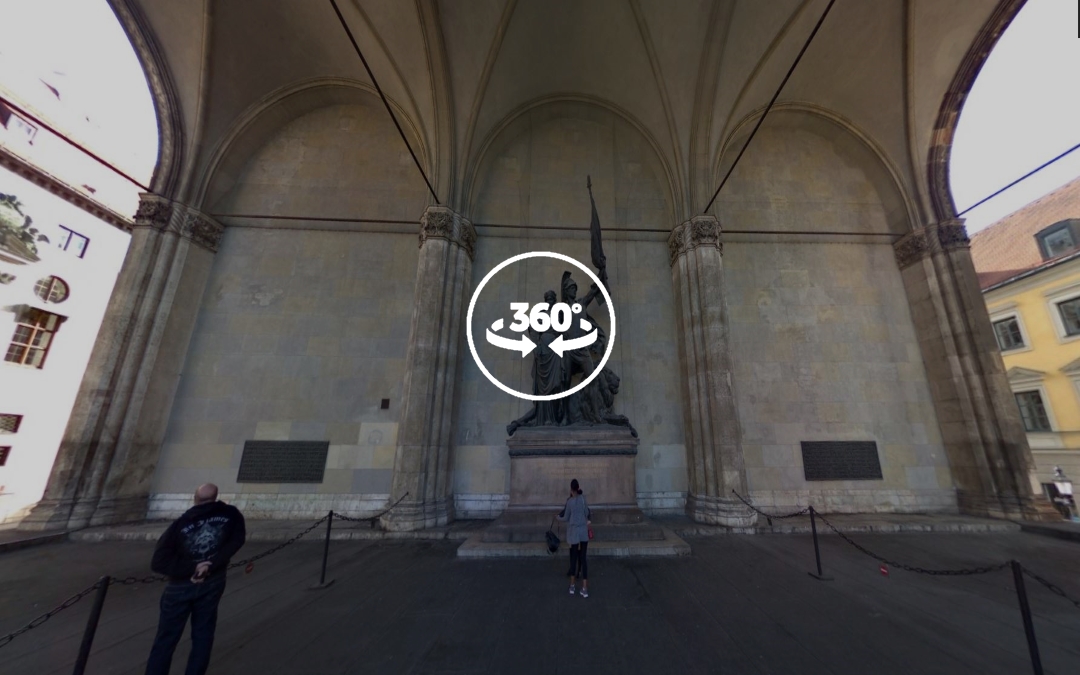 Foto 360 Interior de Feldherrnhalle. VidePan en Múnich